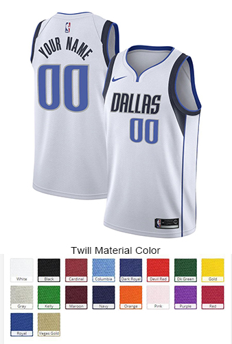 Denver Nuggets Custom Letter and Number Kits for Association Jersey Material Twill